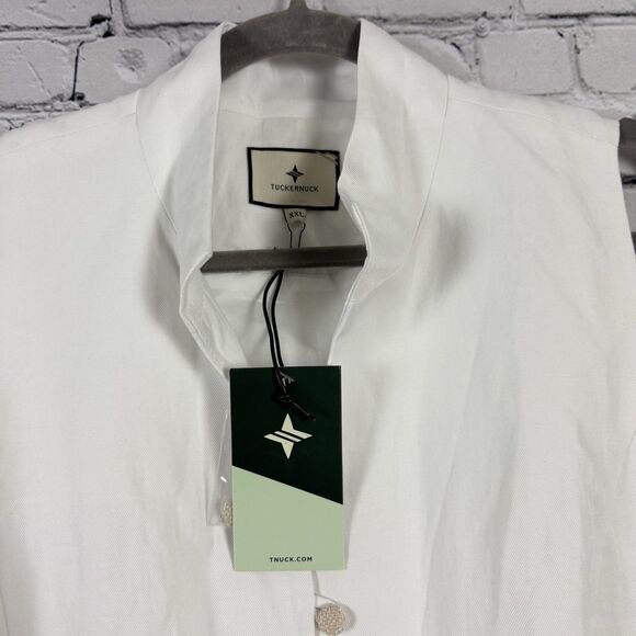 Tuckernuck White Leighton Sleeveless Linen Midi Dress Button Front NWT - Picture 10 of 15